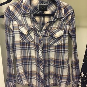 Rails plaid button down
