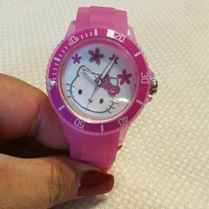 Pink Hello Kitty watch