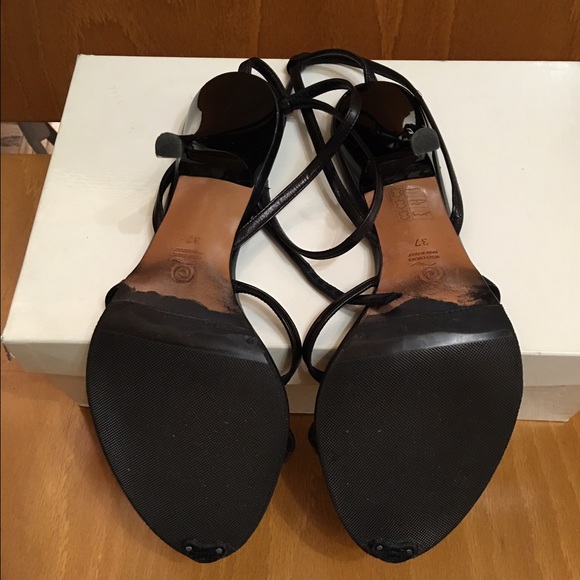 Alexander McQueen black sandals size 37 - Picture 2 of 2