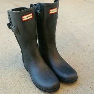 Hunter rain boots!
