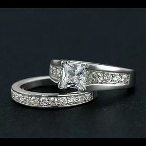 Silver Ring. Double Ring.