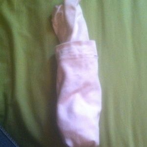 Silky White Knee-high Socks.