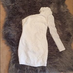 White One Shoulder Dress