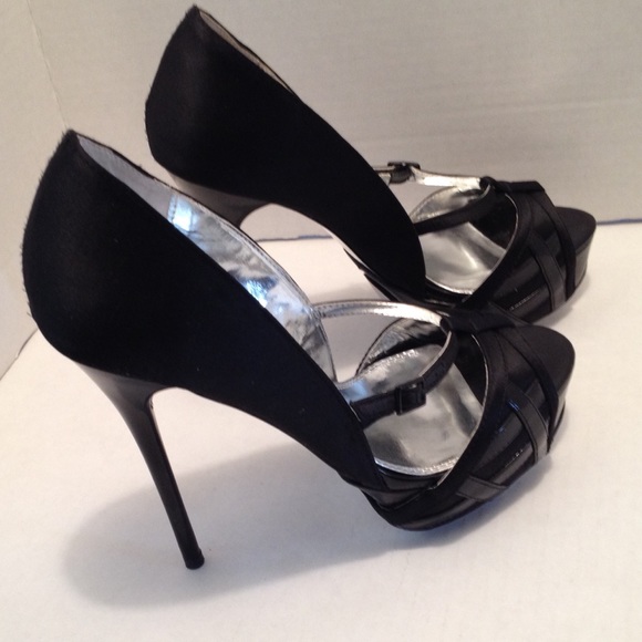 bebe Halen open toe stilettos