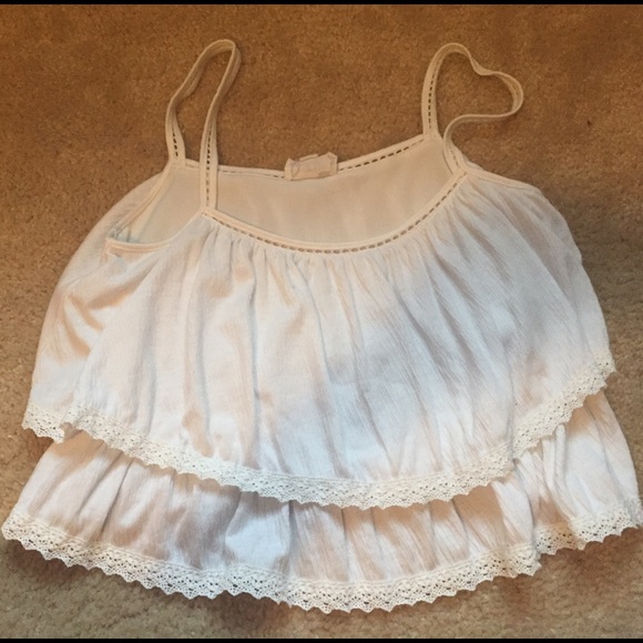 Brandy Melville White Crop Top