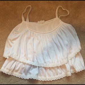 Brandy Melville White Crop Top