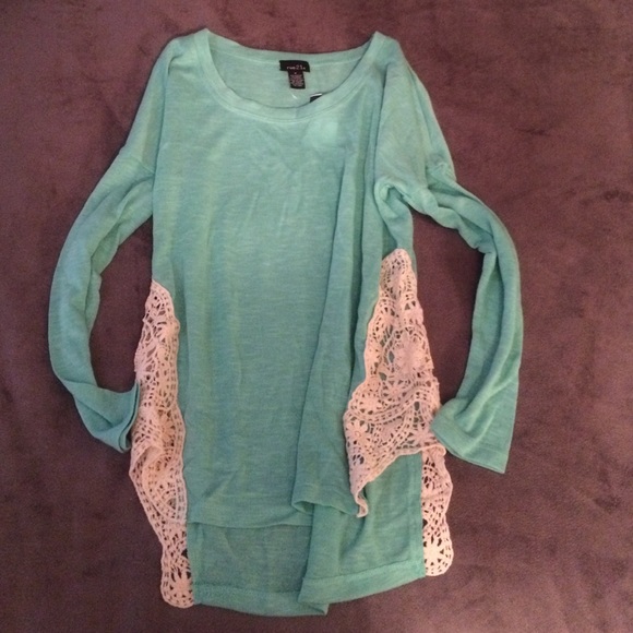Teal Long Sleeve Top