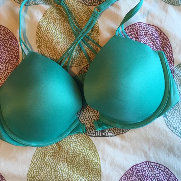 Blue Victoria's Secret bra