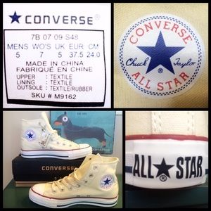 Converse Chuck Taylor High Top Sneakers, NEW!