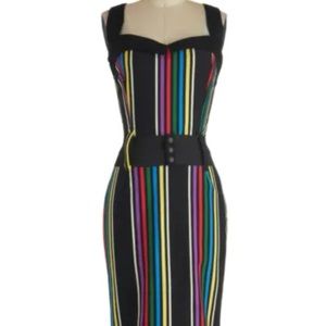ModCloth Cool Vibes Dress in Stripes S