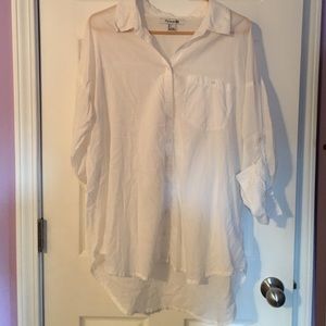White button down from Forever 21.