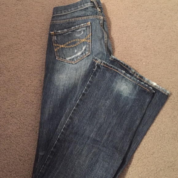 Distressed Emma Abercrombie jeans