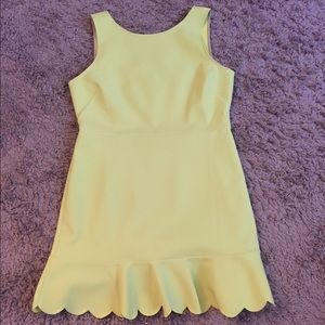 J. Crew Sleeveless Scallop Dress