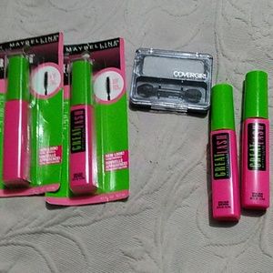 Royal Blue Mascara Bundle, Gray Eye shadow