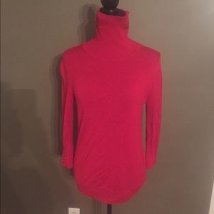 Express Red Turtleneck