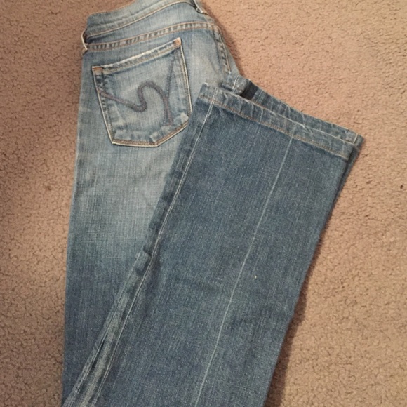 Citizen of Humanity lowwaist boot cut stretch Jean