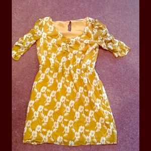 A yellow and white sundress by Broadway & Broome
