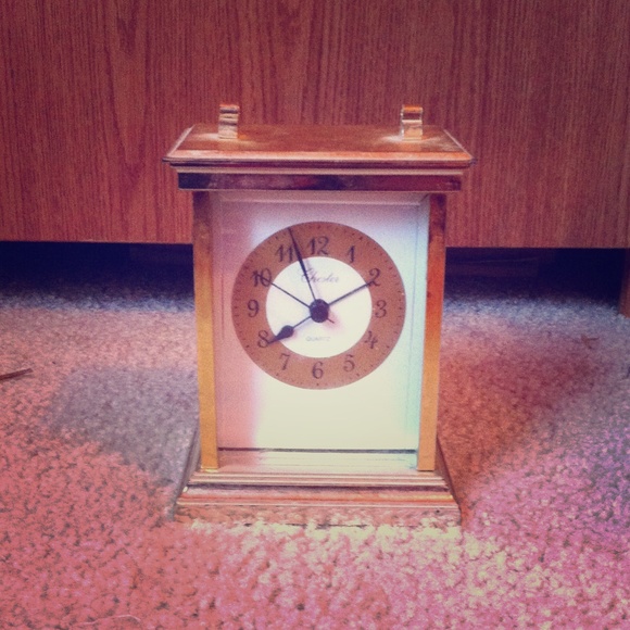 Golden clock