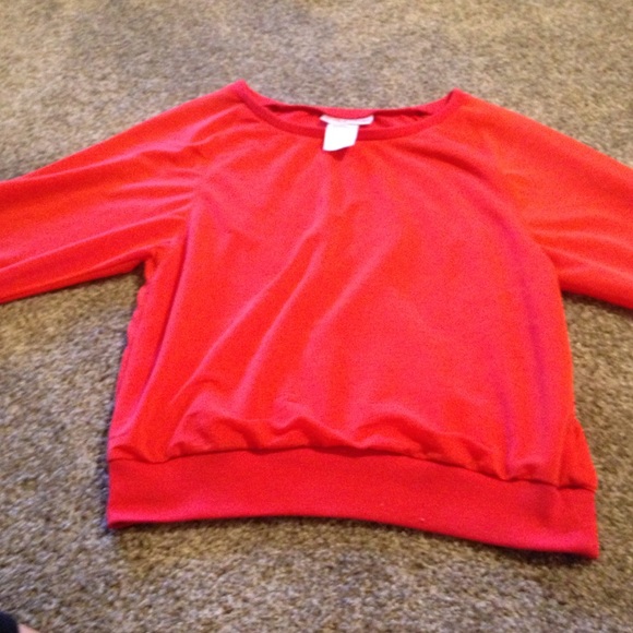 Orange long sleeve by abc "Crush"