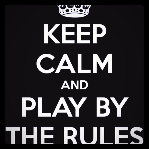 PLAY BY POSHMARK RULES - Picture 1 of 1