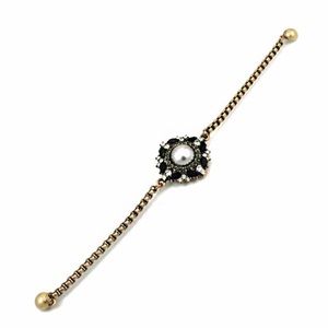 Handmade Glass & Pearl Vintage Style Bracelet