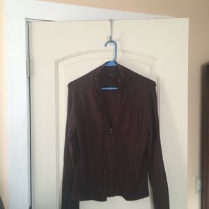 BCBG Maxazria Zippered Cardigan. Large.