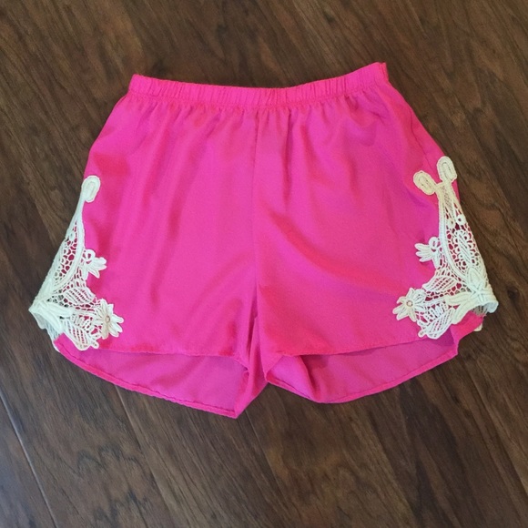 Hot pink dressy shorts