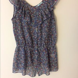 Maurice's floral blouse