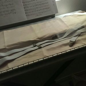 Hot Topic White Suspenders