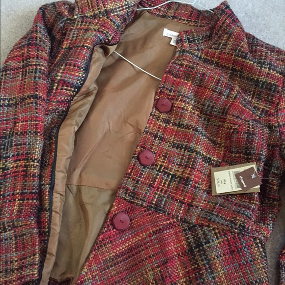 Coldwater Creek NWT Peplum Boucle Jacket P14 - Picture 2 of 4