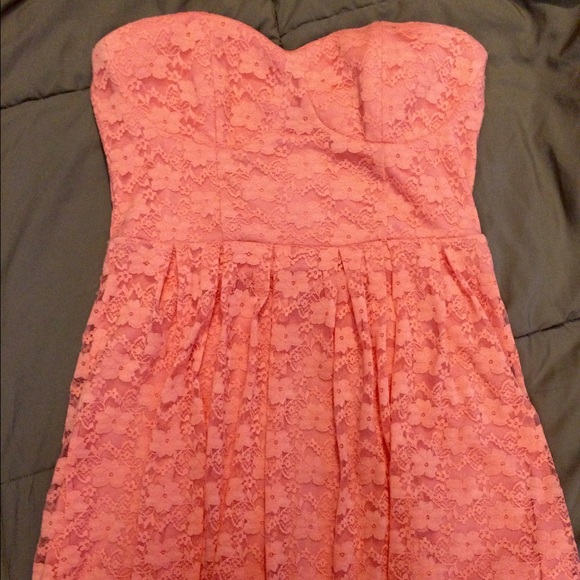 Cute summer short and strapless dress