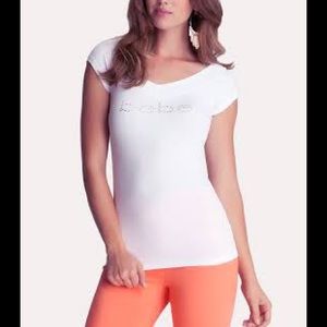 White Bebe tee
