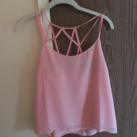 Tops - Pink tank top