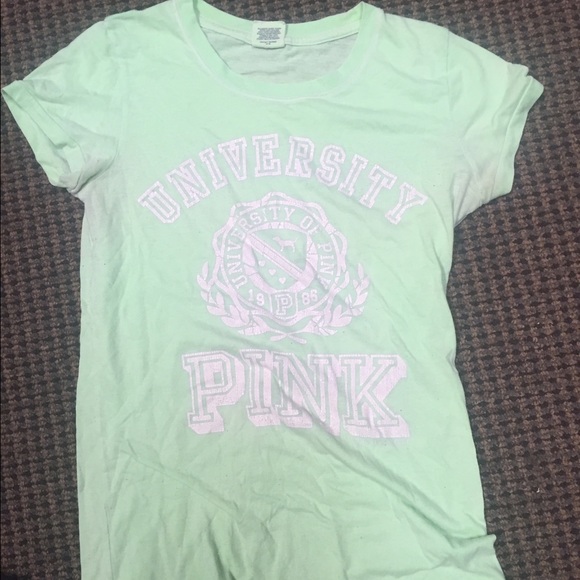 vs bright green t shirt