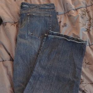 CWC distressed jeans.