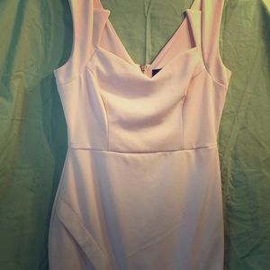 Kardashian Kollection beige party dress