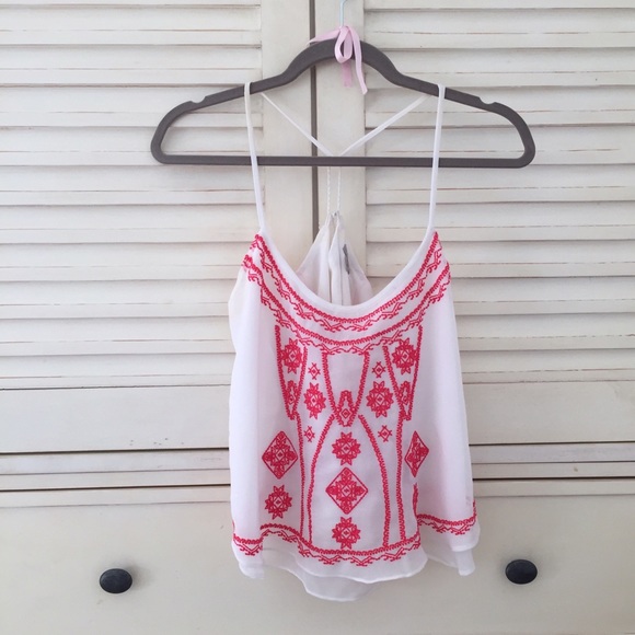 Urban Outfitters Embroidered Camisole