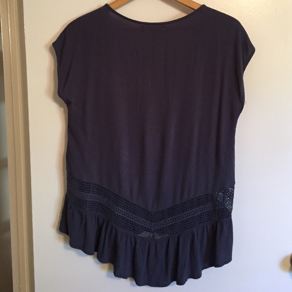 Anthropologie Semi-Sheer Blouse - Picture 2 of 4