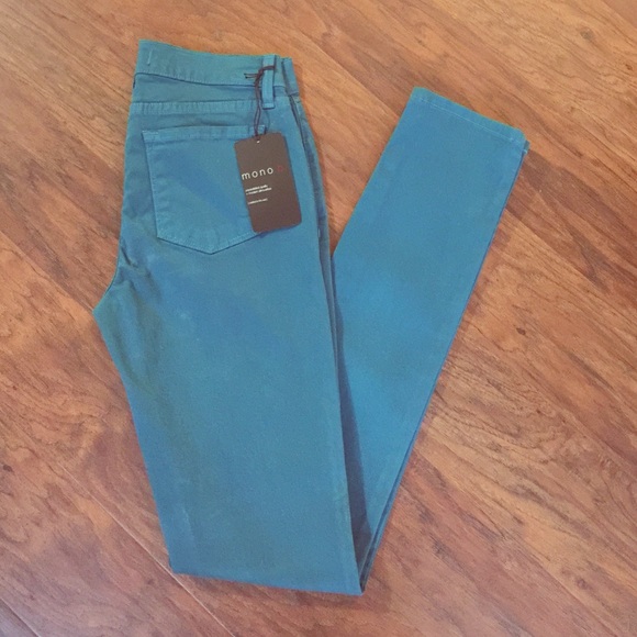 Turquoise skinnies
