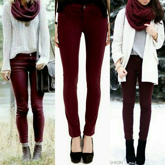 Target Denim - Target brand Burgundy skinny jeans
