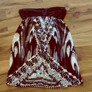 Summer strapless top