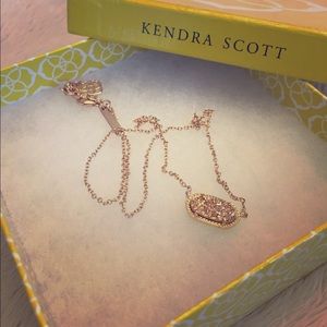 Kendra Scott small druzy necklace