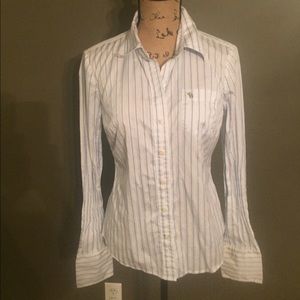 Abercrombie & Fitch Striped Button Down