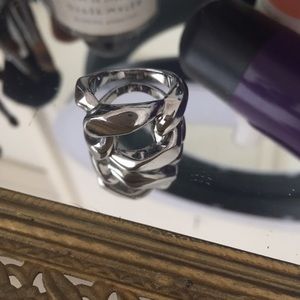 Micheal Kors link ring silver