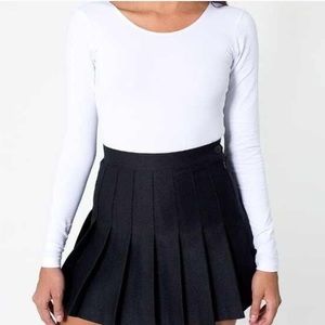 white American Apparel Tennis skirt