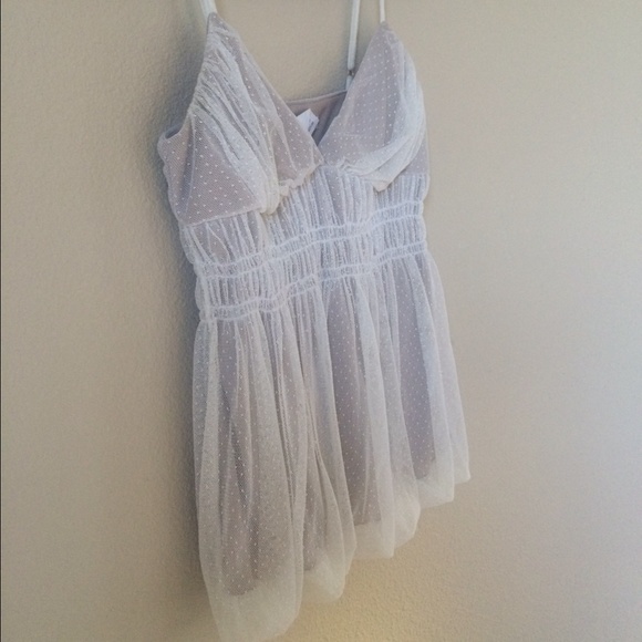 White lace camisole