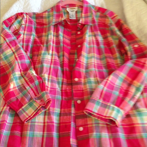 Talbots Linen Top Blouse Medium