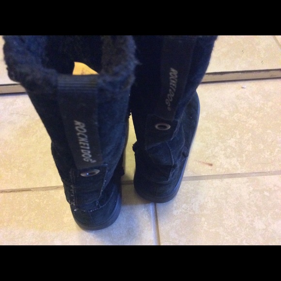 Rock port black boots