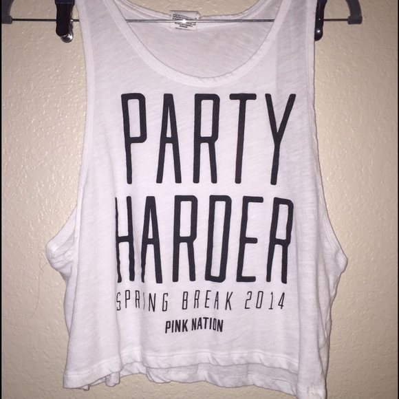 Party Harder Crop Tank