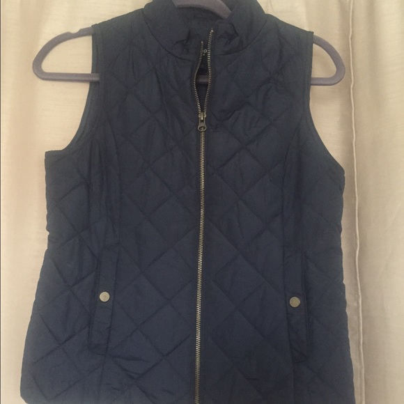 Quilted vest.